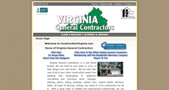 Desktop Screenshot of constructionvirginia.com